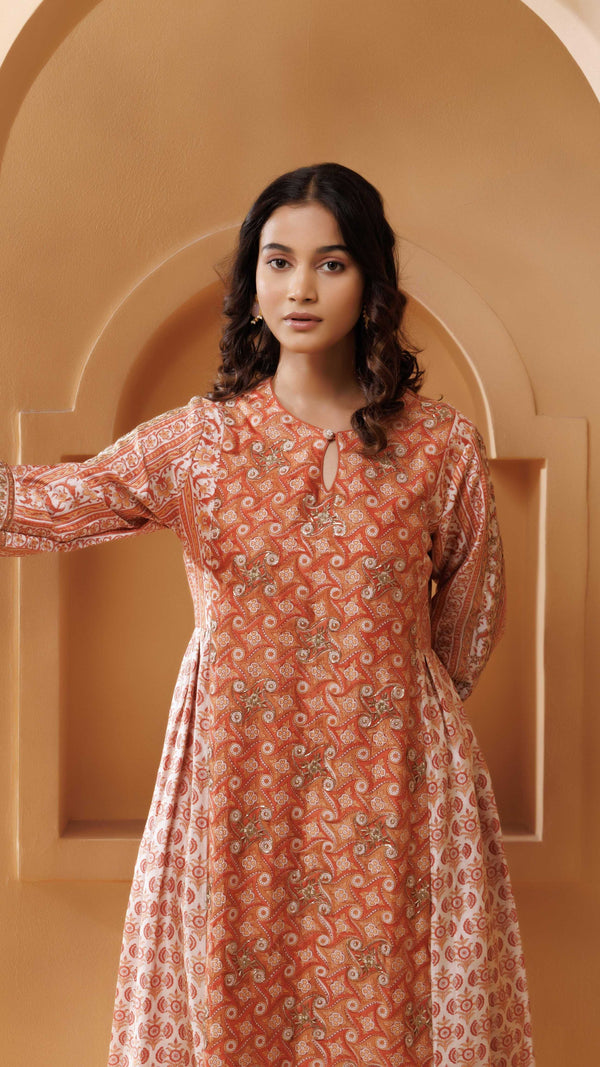 Sugandha flare kurta set