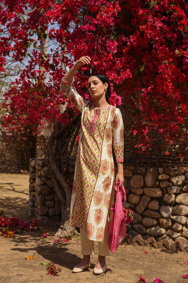 Bougainvillea princess kurta